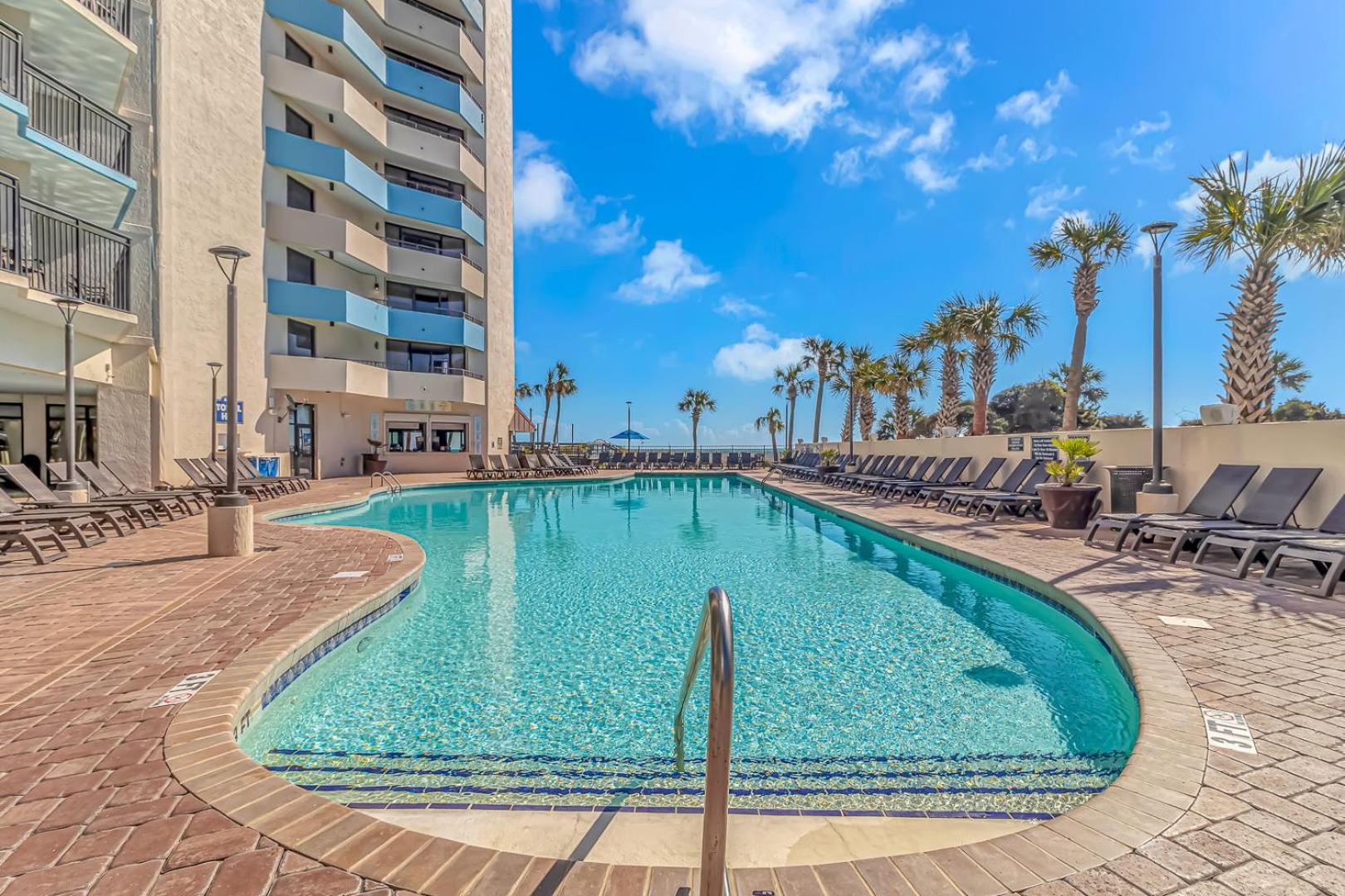 Oceanfront 3Br 2Ba Condo Ocean Reef 1421 Myrtle Beach Dış mekan fotoğraf